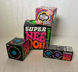 Schylling Needoh Lot NWT Cloud Pleaser Super Teenie Groovy Glob